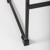 Direttore 19.3L x 19.3W x 40.2H Brown/Gray Suede W/ Metal Frame Counter Stool from Mercana - Luna Furniture