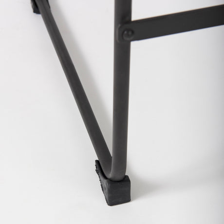 Direttore 19.3L x 19.3W x 40.2H Brown/Gray Suede W/ Metal Frame Counter Stool from Mercana - Luna Furniture