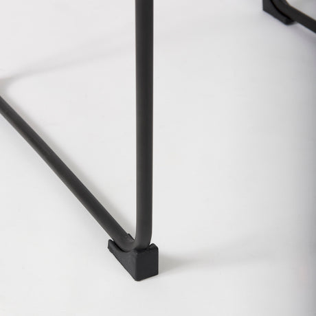 Direttore 19.3L x 19.3W x 44.1H Brown/Gray Suede W/ Metal Frame Bar Stool from Mercana - Luna Furniture