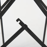 Direttore 19.3L x 19.3W x 40.2H Black Leather W/Black Frame Counter Stool from Mercana - Luna Furniture