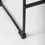 Direttore 19.3L x 19.3W x 40.2H Black Leather W/Black Frame Counter Stool from Mercana - Luna Furniture