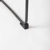 Direttore 19.3L x 19.3W x 44.1H Black Leather Seat W/Black Iron Frame Bar Stool from Mercana - Luna Furniture