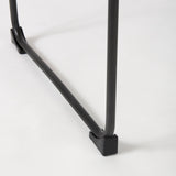 Direttore 19.3L x 19.3W x 44.1H Brown Leather Seat W/Black Iron Frame Bar Stool from Mercana - Luna Furniture
