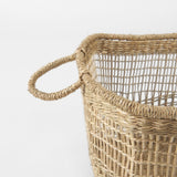 Bellisa 18.5L x 14.6W x 11.0H (Set of 2) Medium Brown Seagrass Rectangular Basket W/ Handles from Mercana - Luna Furniture