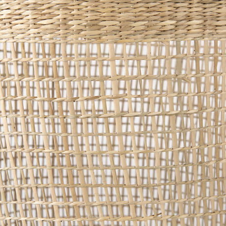 Bowie 19.7L x 19.7W x 19.7H (Set of 3) Medium Brown Seagrass Round Basket W/ Handles from Mercana - Luna Furniture