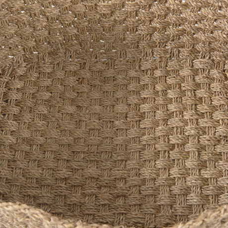 Emra (Set of 3) Light Brown Seagrass Rectangular Basket W/ Handles from Mercana - Luna Furniture