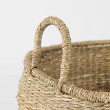 Bradley (Set of 2) Light Brown W/Striped Seagrass Basket W/ Handles from Mercana - Luna Furniture