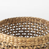 Dakota (Set of 3) Medium Brown Seagrass Round Basket from Mercana - Luna Furniture