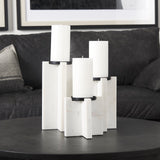 Sophia 5.5"L x 3.5"W x 8.0"H. Marble Candle Holder Medium from Mercana - Luna Furniture