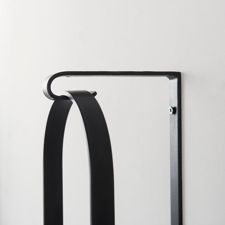 Kero 5.9L x 6.9W x 24.0H Black Metal Wall Candle Holder from Mercana - Luna Furniture