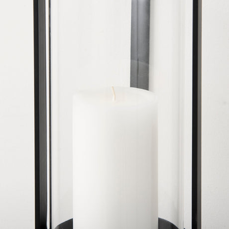 Kero 5.9L x 6.9W x 24.0H Black Metal Wall Candle Holder from Mercana - Luna Furniture