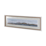Icelandic Seascape by Jonathan Klassen Hand Embellished Textured Framed Art Print Matted under Glass from Mercana - Luna Furniture