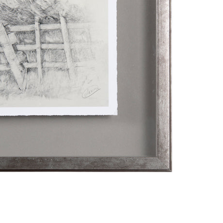 Horse Racing II by Mercana Studio a Hand Embellished Textured Framed Art Print Matted under Glass from Mercana - Luna Furniture