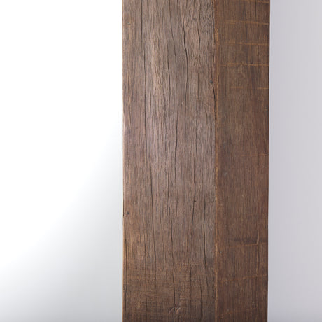 Gerome 31.0L x 5.0W x 86.0H Brown Wooden Floor Mirror from Mercana - Luna Furniture