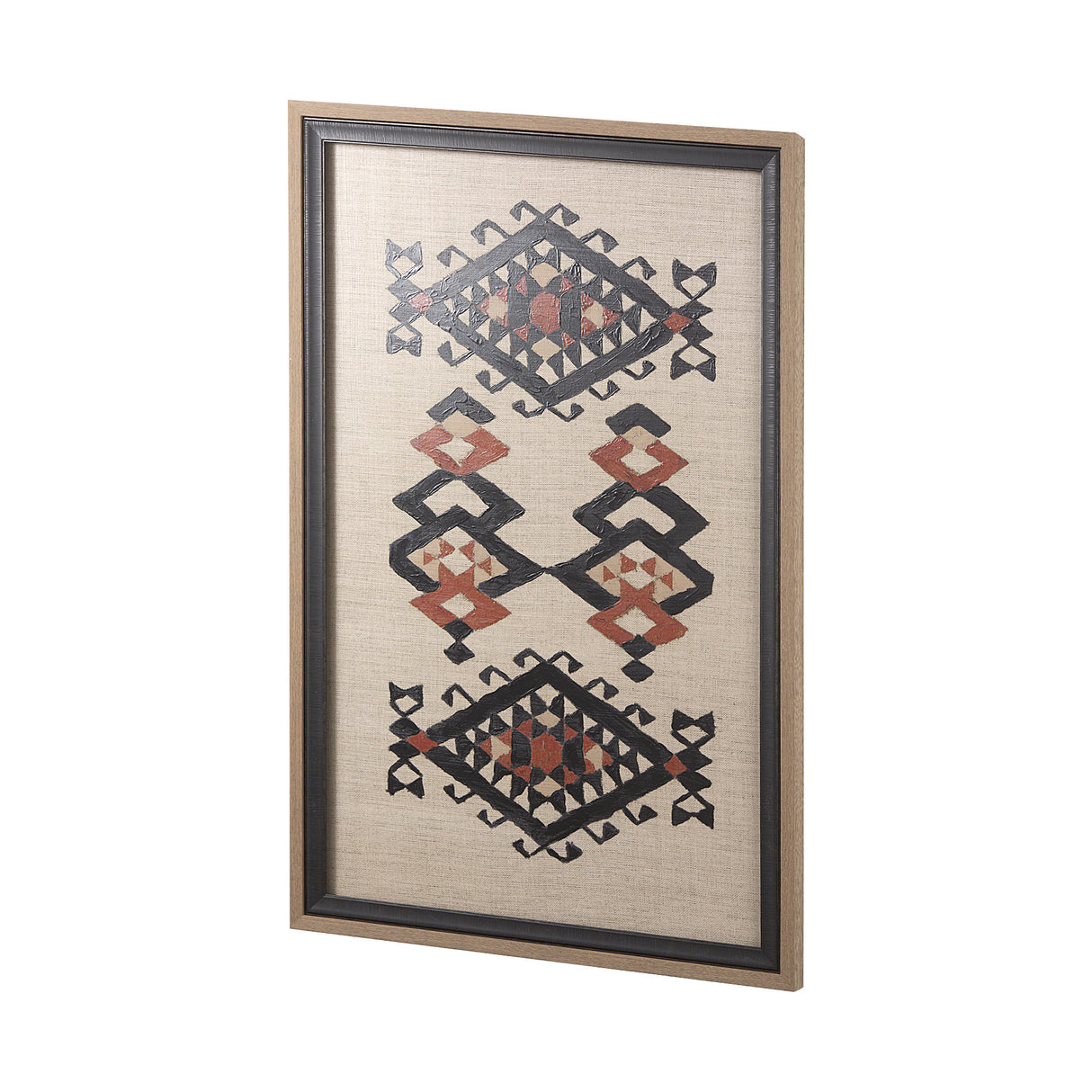 Creamy Tapestry I by Mercana Studio a Hand Embellished Textured Framed Art Print from Mercana - Luna Furniture