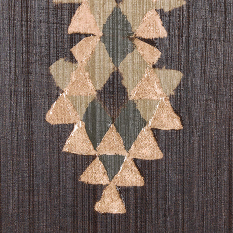 Brown Tapestry III by Mercana Studio a Hand Embellished Textured Framed Art Print from Mercana - Luna Furniture