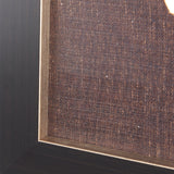 Brown Tapestry V by Mercana Studio a Hand Embellished Textured Framed Art Print from Mercana - Luna Furniture