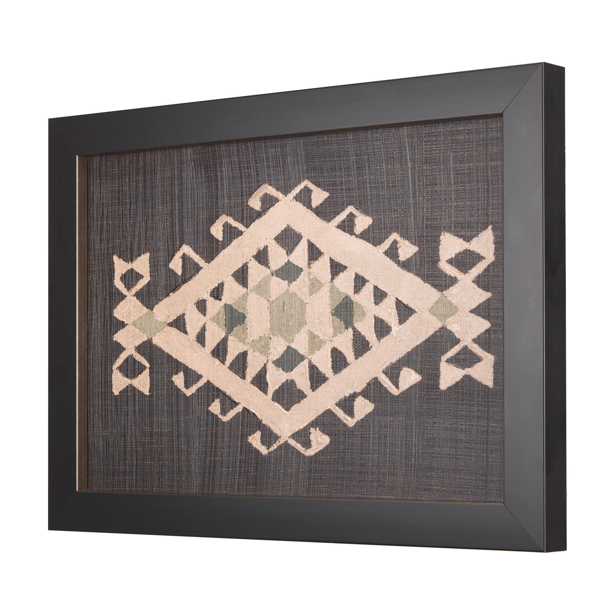 Brown Tapestry VI by Mercana Studio a Hand Embellished Textured Framed Art Print from Mercana - Luna Furniture