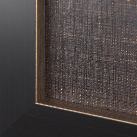 Brown Tapestry VI by Mercana Studio a Hand Embellished Textured Framed Art Print from Mercana - Luna Furniture