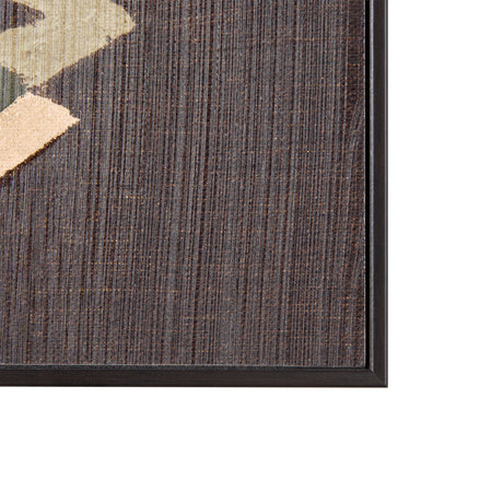Brown Tapestry VII by Mercana Studio a Hand Embellished Textured Framed Art Print from Mercana - Luna Furniture