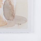 Boho Flowers I by Mercana Studio a Hand Embellished Textured Framed Art Print Matted under Glass from Mercana - Luna Furniture