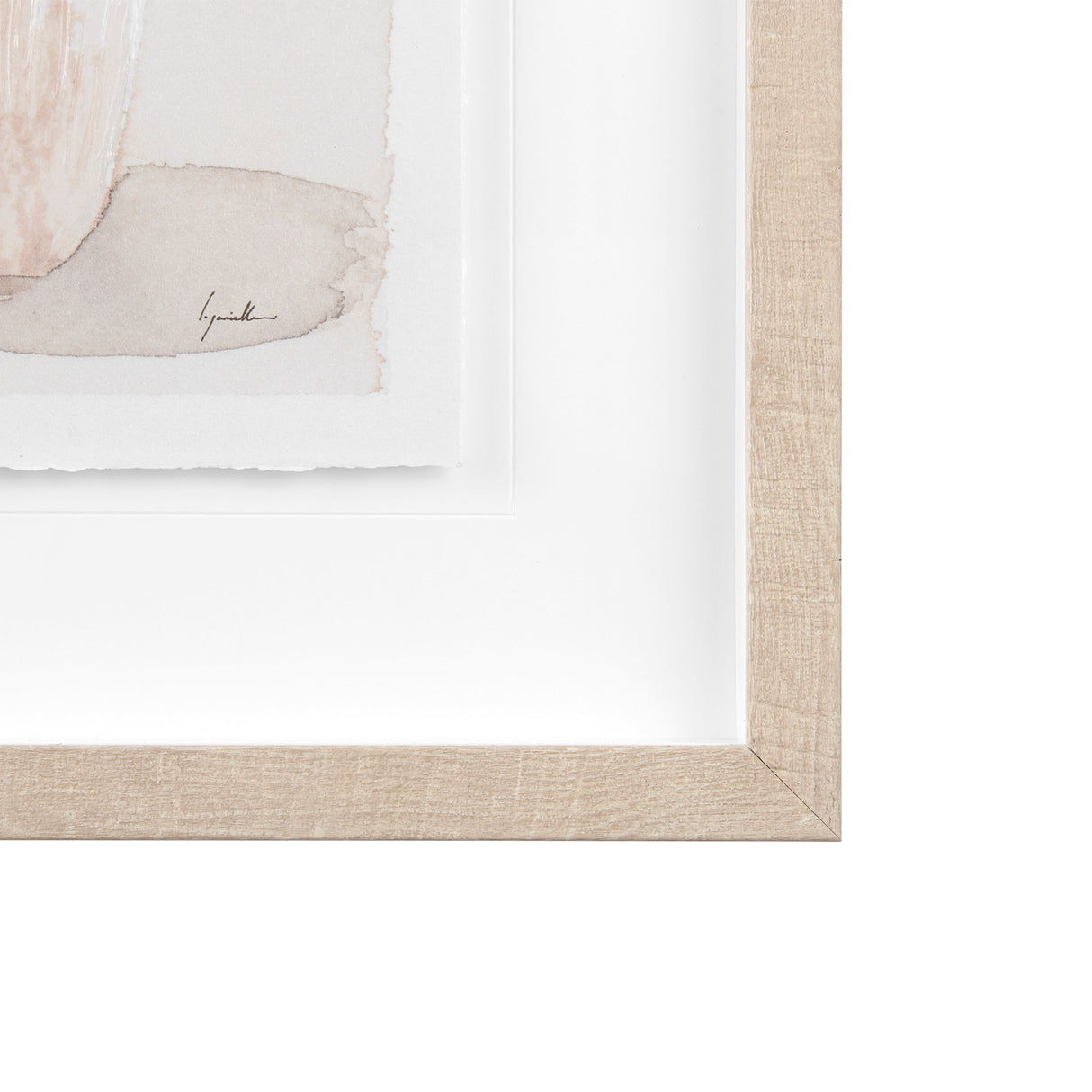 Boho Flowers II by Mercana Studio a Hand Embellished Textured Framed Art Print Matted under Glass from Mercana - Luna Furniture