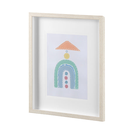 Pavilion I by Mercana Studio a Hand Embellished Textured Framed Art Print Matted under Glass from Mercana - Luna Furniture