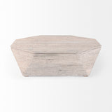 Esagono Octagonal Reclaimed Wood Coffee Table w/ Storage from Mercana - Luna Furniture