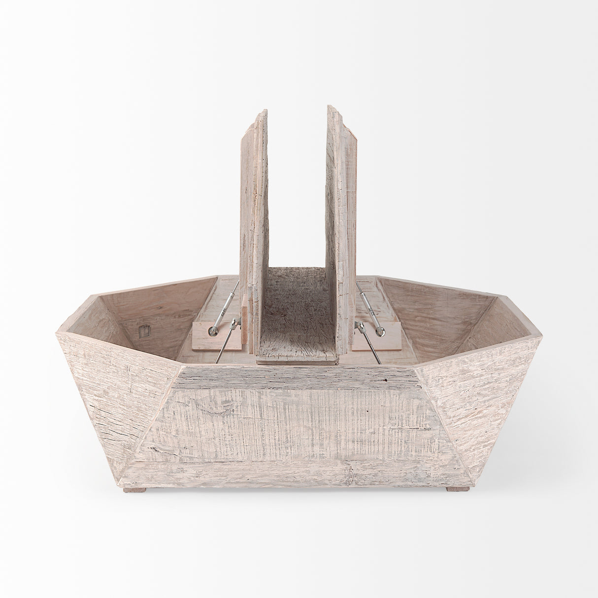 Esagono Octagonal Reclaimed Wood Coffee Table w/ Storage from Mercana - Luna Furniture