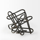 Henderson 10.4L x 8.3W x 7.7H Black Metal Paperclip Decorative Object from Mercana - Luna Furniture