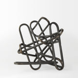 Henderson 10.4L x 8.3W x 7.7H Black Metal Paperclip Decorative Object from Mercana - Luna Furniture