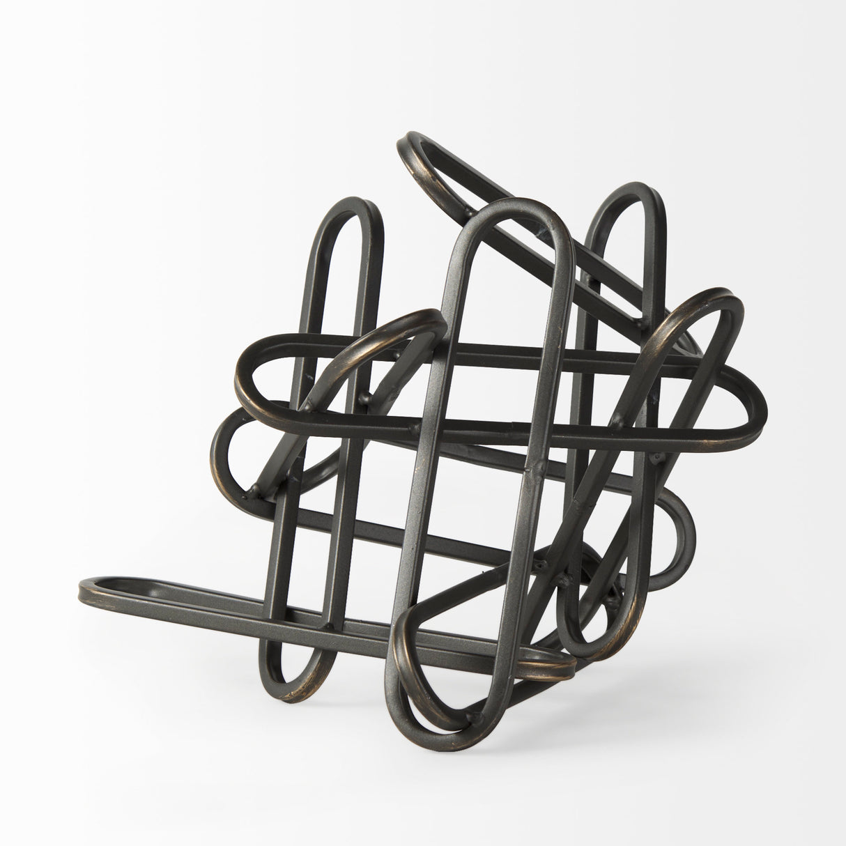 Henderson 10.4L x 8.3W x 7.7H Black Metal Paperclip Decorative Object from Mercana - Luna Furniture