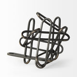 Henderson 10.4L x 8.3W x 7.7H Black Metal Paperclip Decorative Object from Mercana - Luna Furniture