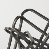 Henderson 10.4L x 8.3W x 7.7H Black Metal Paperclip Decorative Object from Mercana - Luna Furniture