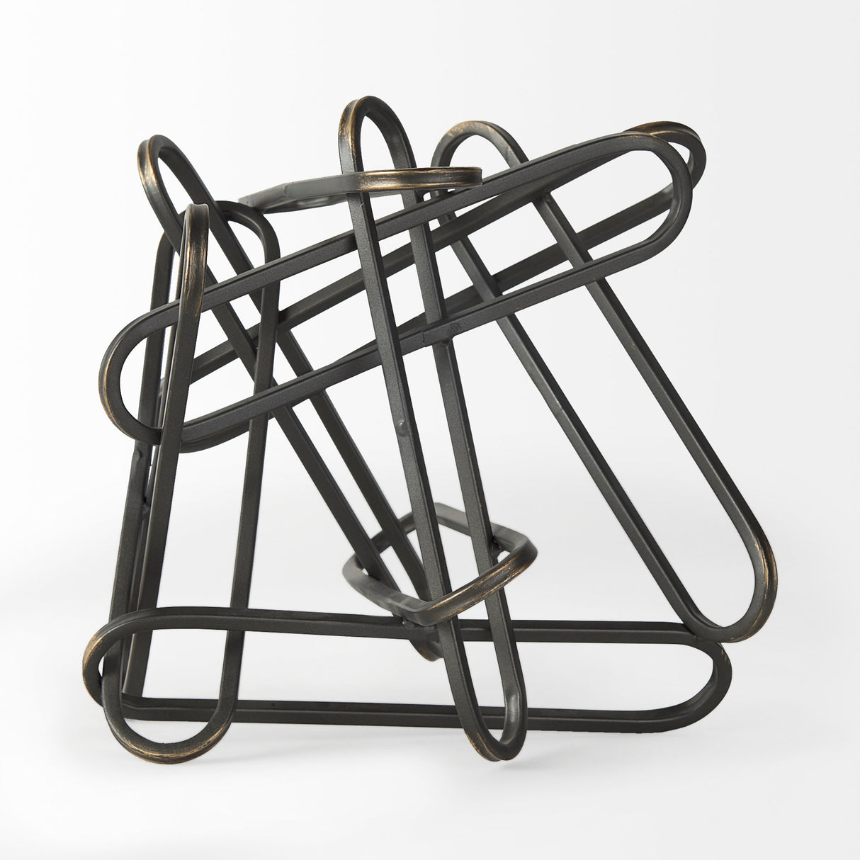 Henderson 12.2L x 9.1W x 9.1H Black Metal Paperclip Decorative Object from Mercana - Luna Furniture