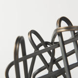 Henderson 12.2L x 9.1W x 9.1H Black Metal Paperclip Decorative Object from Mercana - Luna Furniture