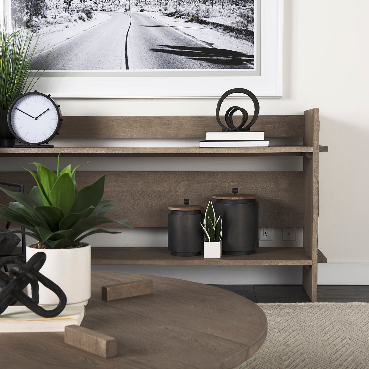 Stanislaw II Black Metal Infinite Ribbon Sculpture from Mercana - Luna Furniture