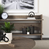Aida Light Gray Wood Console Table from Mercana - Luna Furniture