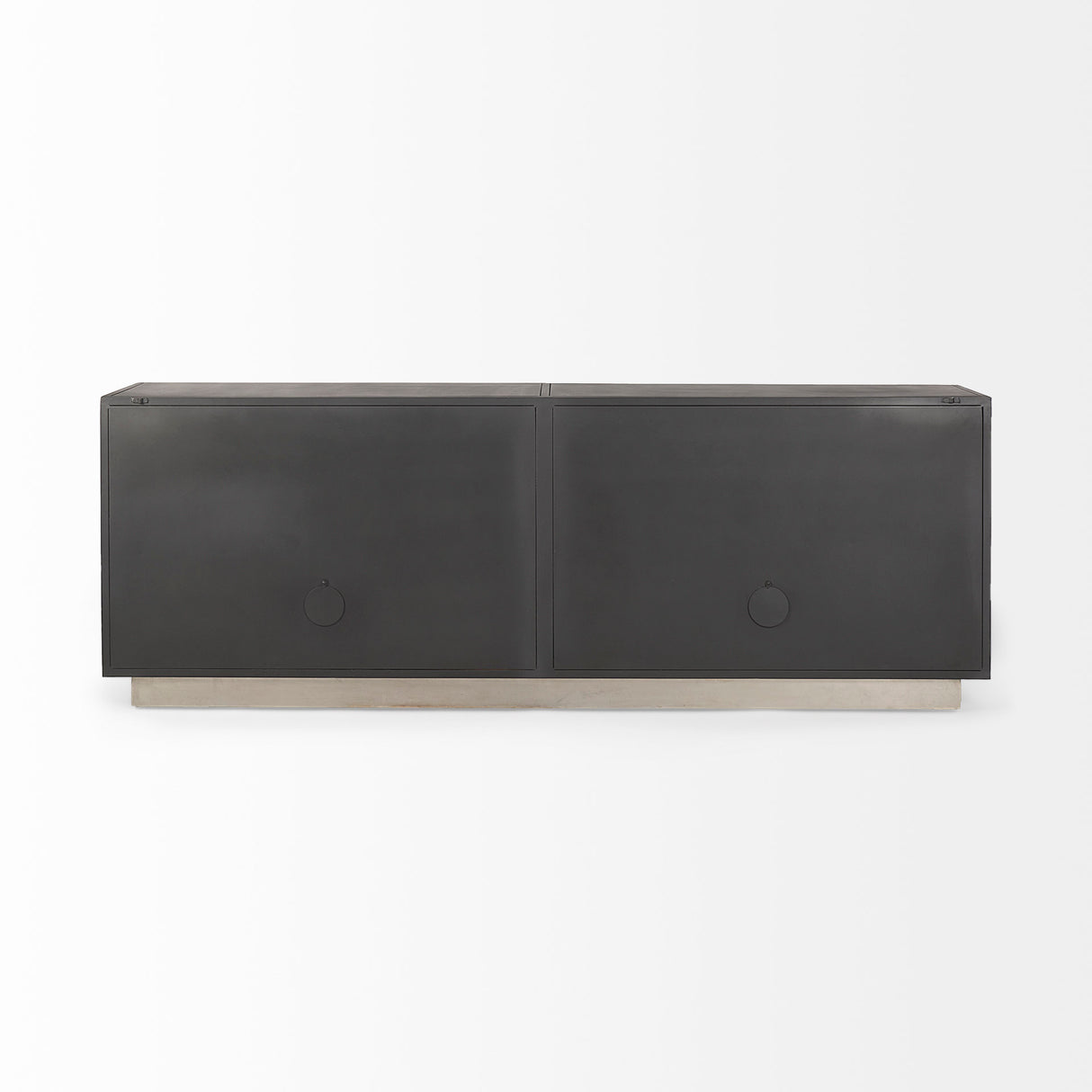Roxdale 82.0L x 18.0W x 29.0H Acid Wash Metal Sideboard from Mercana - Luna Furniture