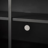 Roxdale 82.0L x 18.0W x 29.0H Acid Wash Metal Sideboard from Mercana - Luna Furniture
