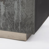 Roxdale 82.0L x 18.0W x 29.0H Acid Wash Metal Sideboard from Mercana - Luna Furniture