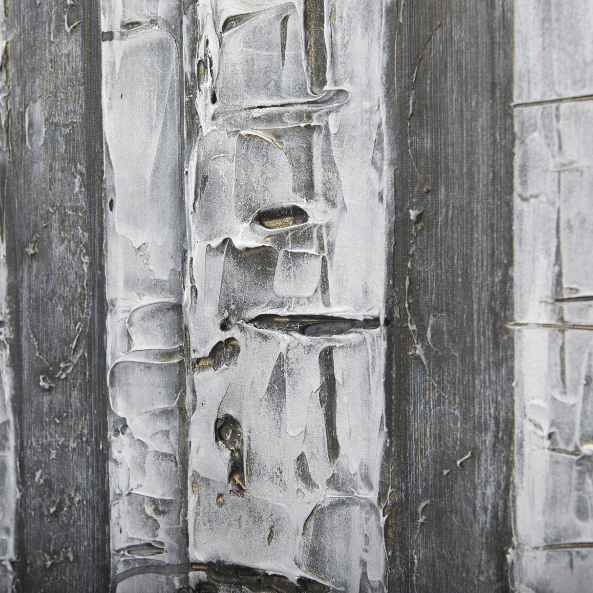 Birch Trees by Studio M a Hand Embellished Gallery-Wrapped Canvas Print from Mercana - Luna Furniture