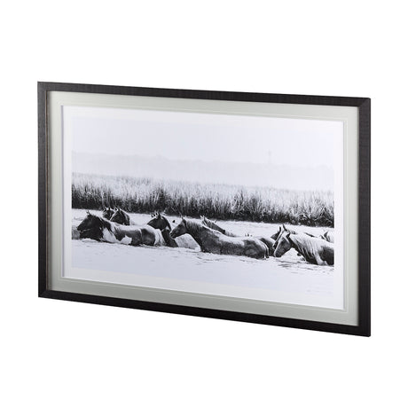 Water Horses III by PHBurchett a Framed Photo Art Print Matted under Glass from Mercana - Luna Furniture