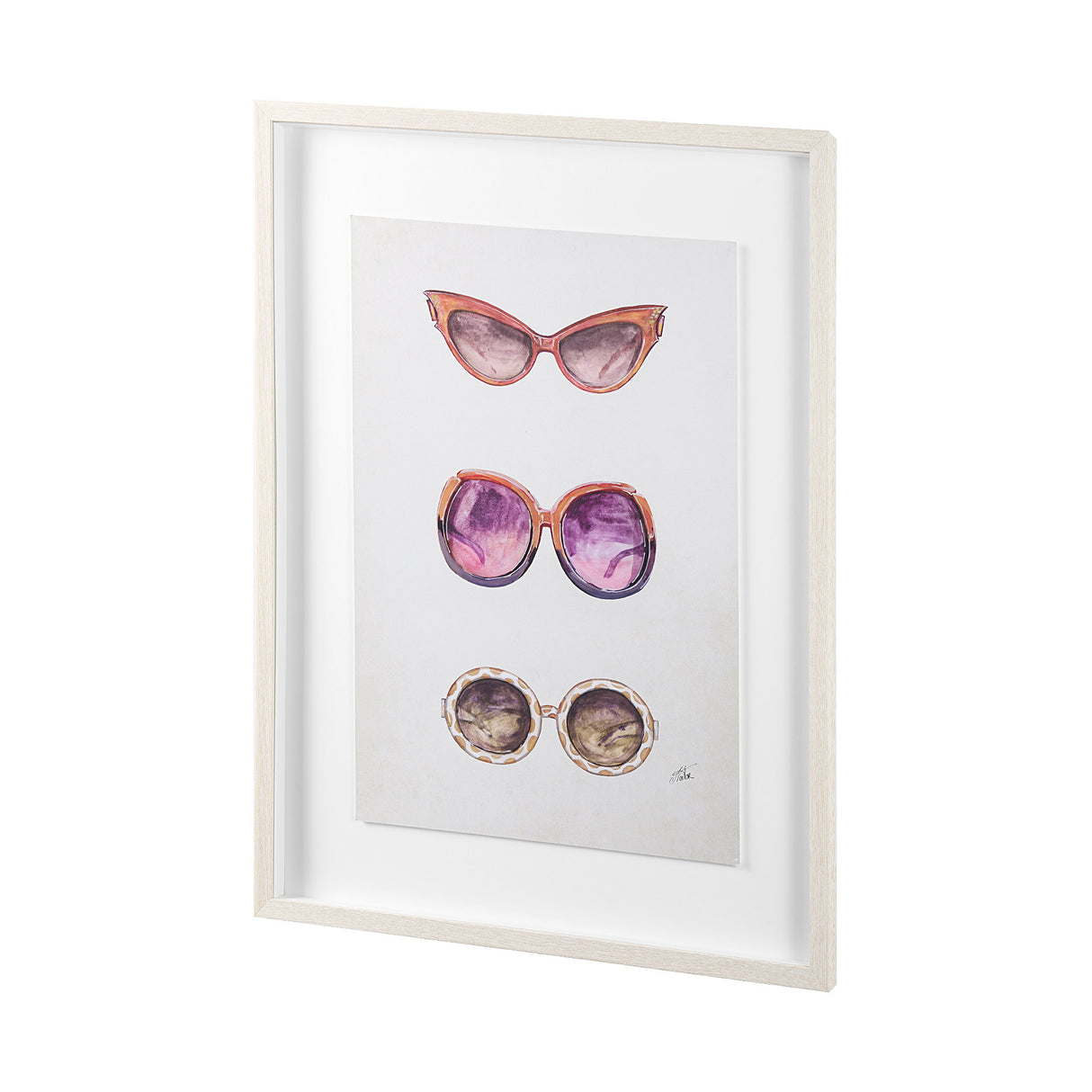 Sunglass Collection II by Mercana Studio Hand Embellished Framed Art Print Matted under Glass from Mercana - Luna Furniture