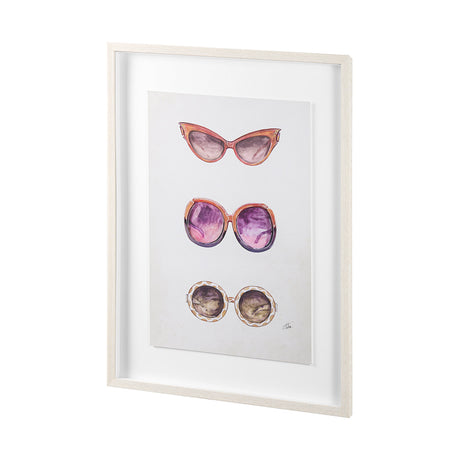 Sunglass Collection II by Mercana Studio Hand Embellished Framed Art Print Matted under Glass from Mercana - Luna Furniture