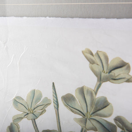 Soft Blue Botanoicals VII by Mercana Studio Hand Embellished Framed Art Print Matted under Glass from Mercana - Luna Furniture