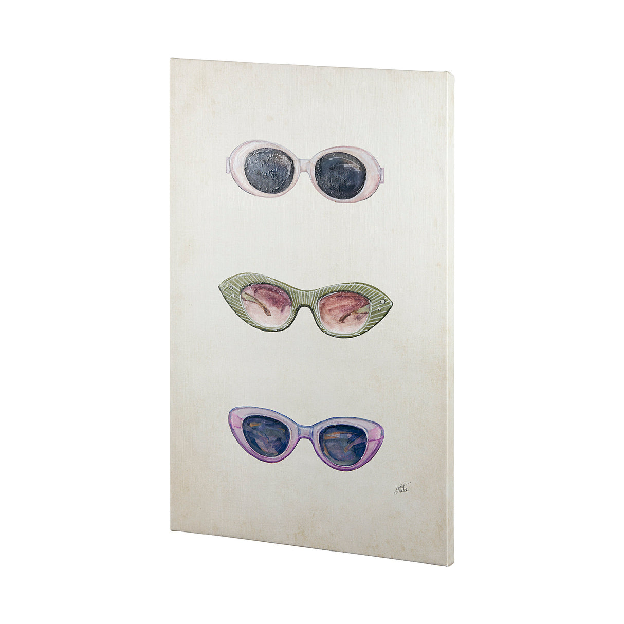 Sunglass Collection I by NaTar a Hand Embellished Textured Canvas from Mercana - Luna Furniture