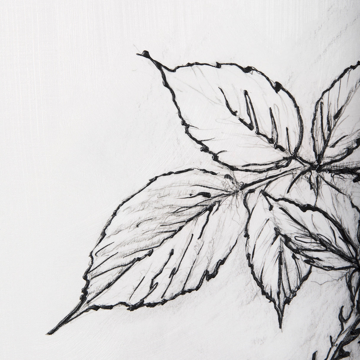 Wildberry Collection Blackberry by Ariana a Hand Embellished Textured Canvas from Mercana - Luna Furniture