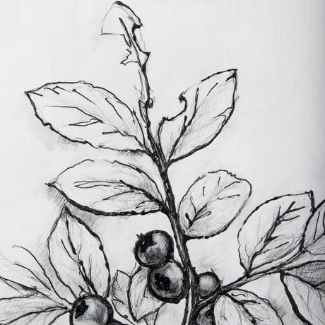 Wildberry Collection Blueberry by Ariana a Hand Embellished Textured Canvas from Mercana - Luna Furniture