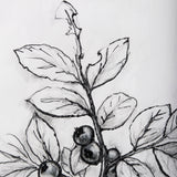 Wildberry Collection Blueberry by Ariana a Hand Embellished Textured Canvas from Mercana - Luna Furniture